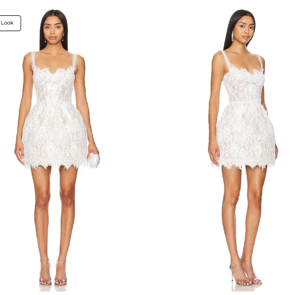 NWOT $950 Bronx and Banco Colette Embellished Rhinestones Mini Dress - Picture 2 of 9